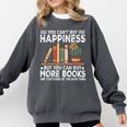 Books Reading Lovers Bookworm Librarian Book Nerd Read Comfort Colors Sweatshirt Pepper
