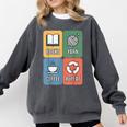 Books Yarn Coffee Repeat Crocheting Comfort Colors Sweatshirt Pepper Books Yarn Coffee Repeat Crocheting Comfort Colors Sweatshirt Pepper