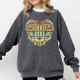 Bookshelf Heart Comfort Colors Sweatshirt Pepper Bookshelf Heart Comfort Colors Sweatshirt Pepper
