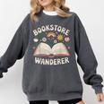 Bookstore Wanderers Retro Women Book Lovers Comfort Colors Sweatshirt Pepper