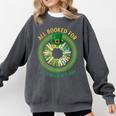 Bookworm Irish All Booked For St Patrick's Day Book Lover Comfort Colors Sweatshirt Pepper Bookworm Irish All Booked For St Patrick's Day Book Lover Comfort Colors Sweatshirt Pepper