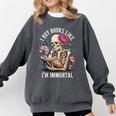 I Buy Books Like I'm Immortal Comfort Colors Sweatshirt Pepper I Buy Books Like I'm Immortal Comfort Colors Sweatshirt Pepper