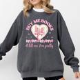 Buy Me Books And Tell Me I'm Pretty Coquette Book Lover Comfort Colors Sweatshirt Pepper