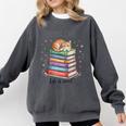 Cats Books Lover Men Women Comfort Colors Sweatshirt Pepper Cats Books Lover Men Women Comfort Colors Sweatshirt Pepper