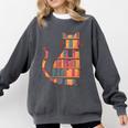 Cats Reading Books Librarian Library Readers Comfort Colors Sweatshirt Pepper