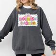 Certified Bookish Baddie Cute Book Lover Comfort Colors Sweatshirt Pepper