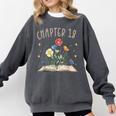Chapter 18th Birthday Bookworm 18 Years Old For Book Lovers Comfort Colors Sweatshirt Pepper