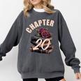 Chapter 20 20th Birthday Women Book Lovers Its My Birthday Comfort Colors Sweatshirt Pepper