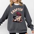 Chapter 28 28th Birthday Women Book Lovers Its My Birthday Comfort Colors Sweatshirt Pepper