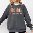 Christmas Book 67 If You Know You Know 67 Meme Teacher Comfort Colors Sweatshirt Pepper