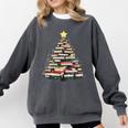 Christmas Tree Books Book Reading Bookworm Comfort Colors Sweatshirt Pepper Christmas Tree Books Book Reading Bookworm Comfort Colors Sweatshirt Pepper