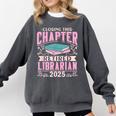 Closing This Chapter Retired Librarian 2025 Book Retirement Comfort Colors Sweatshirt Pepper