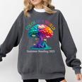 Color Our World Summer Reading 2025 Tree Book Lover Camping Comfort Colors Sweatshirt Pepper Color Our World Summer Reading 2025 Tree Book Lover Camping Comfort Colors Sweatshirt Pepper