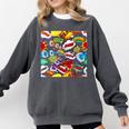 Comic Book Pop Art Modern Fun Comfort Colors Sweatshirt Pepper Comic Book Pop Art Modern Fun Comfort Colors Sweatshirt Pepper