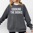 Cooking The Books Comfort Colors Sweatshirt Pepper