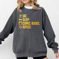 Cool Comic Books Art For Men Women Comic Book Lover Comics Comfort Colors Sweatshirt Pepper