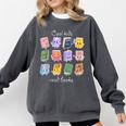 Cool Kids Read Books School Librarian Reading Teacher Comfort Colors Sweatshirt Pepper