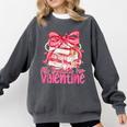 Coquette Bow All Booked For Valentines Teacher Book Comfort Colors Sweatshirt Pepper Coquette Bow All Booked For Valentines Teacher Book Comfort Colors Sweatshirt Pepper