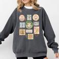 Coquette Boys Of Tommen Books Stamp Tommen College Tees Comfort Colors Sweatshirt Pepper