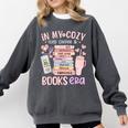 In My Cozy Iced Coffee And Books Era Comfort Colors Sweatshirt Pepper In My Cozy Iced Coffee And Books Era Comfort Colors Sweatshirt Pepper