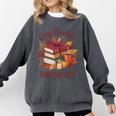 Cozy Readers Book Society Fall Autumn Floral Pumpkin Season Comfort Colors Sweatshirt Pepper Cozy Readers Book Society Fall Autumn Floral Pumpkin Season Comfort Colors Sweatshirt Pepper