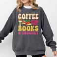 Crochet Coffee Reading Books Crocheter Crocheting Comfort Colors Sweatshirt Pepper Crochet Coffee Reading Books Crocheter Crocheting Comfort Colors Sweatshirt Pepper