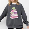 Cute Book Lover Frog Pretty Girls Read Books Kawaii Reading Comfort Colors Sweatshirt Pepper Cute Book Lover Frog Pretty Girls Read Books Kawaii Reading Comfort Colors Sweatshirt Pepper