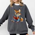 Cute Coyote With Book I Kids Coyote Comfort Colors Sweatshirt Pepper Cute Coyote With Book I Kids Coyote Comfort Colors Sweatshirt Pepper