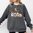 Cute Ghost Drinking Coffee Halloween Fall Ghost Book Reading Comfort Colors Sweatshirt Pepper Cute Ghost Drinking Coffee Halloween Fall Ghost Book Reading Comfort Colors Sweatshirt Pepper