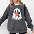 Cute Halloween Ghost Reading Book Comfort Colors Sweatshirt Pepper Cute Halloween Ghost Reading Book Comfort Colors Sweatshirt Pepper