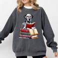 Dalmatian Reading Books Matching Bookworm Readers Librarian Comfort Colors Sweatshirt Pepper