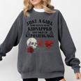 Dark Romance Smutt Book Merch Just A Good Girl STFUATTDLAGG Comfort Colors Sweatshirt Pepper