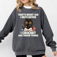 Das Ist Es Was Ich Tue Ich Lese Books Crochet And Comfort Colors Sweatshirt Pepper Das Ist Es Was Ich Tue Ich Lese Books Crochet And Comfort Colors Sweatshirt Pepper