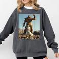 David And Goliath Bible Book Of Samuel King David Comfort Colors Sweatshirt Pepper