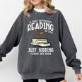 Day Without Reading Read Librarian Book Men Women Kids Comfort Colors Sweatshirt Pepper