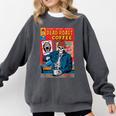 Dead Roast Coffee Comic Book Cover Style Skeleton Barista Comfort Colors Sweatshirt Pepper Dead Roast Coffee Comic Book Cover Style Skeleton Barista Comfort Colors Sweatshirt Pepper