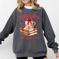 Dear Santa More Books Please Coquette Bow Books Christmas Comfort Colors Sweatshirt Pepper