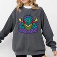 Dragon Read Reading Librarian Book Across America Kids Comfort Colors Sweatshirt Pepper
