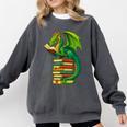 Dragon Reading Books Matching Bookworm Readers Librarian Comfort Colors Sweatshirt Pepper Dragon Reading Books Matching Bookworm Readers Librarian Comfort Colors Sweatshirt Pepper