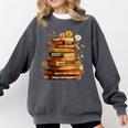 Dream Like Martin Floral Book History Month Women Men Comfort Colors Sweatshirt Pepper