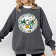 Duck Wilderness Book Reading Illustration Floral Comfort Colors Sweatshirt Pepper Duck Wilderness Book Reading Illustration Floral Comfort Colors Sweatshirt Pepper