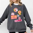 Dungeon Crawler Carl Colorful Sticker Collage LitRPG Book Comfort Colors Sweatshirt Pepper Dungeon Crawler Carl Colorful Sticker Collage LitRPG Book Comfort Colors Sweatshirt Pepper