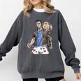 Dungeon Crawler Carl Sketchbook Princess Donut And Carl Book Comfort Colors Sweatshirt Pepper Dungeon Crawler Carl Sketchbook Princess Donut And Carl Book Comfort Colors Sweatshirt Pepper