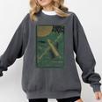 From The Earth To The Moon Book Cover 1874 Premium Comfort Colors Sweatshirt Pepper From The Earth To The Moon Book Cover 1874 Premium Comfort Colors Sweatshirt Pepper