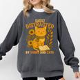 Easily Distracted By Cats And Books Cute Cat Book Lover Comfort Colors Sweatshirt Pepper Easily Distracted By Cats And Books Cute Cat Book Lover Comfort Colors Sweatshirt Pepper
