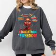 Education Is Freedom Afro Books Comfort Colors Sweatshirt Pepper Education Is Freedom Afro Books Comfort Colors Sweatshirt Pepper