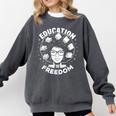 Education Is Freedom History Books African Pride Women Comfort Colors Sweatshirt Pepper Education Is Freedom History Books African Pride Women Comfort Colors Sweatshirt Pepper