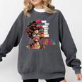 Education Is Freedom History Month Teacher Books Afro Comfort Colors Sweatshirt Pepper Education Is Freedom History Month Teacher Books Afro Comfort Colors Sweatshirt Pepper