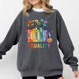 Equal Rights Book Flower Equality Peace Love Kindness Book Comfort Colors Sweatshirt Pepper Equal Rights Book Flower Equality Peace Love Kindness Book Comfort Colors Sweatshirt Pepper