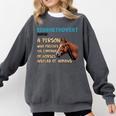 Equinetrovert Definition Equine Horse Riding Introvert Comfort Colors Sweatshirt Pepper
